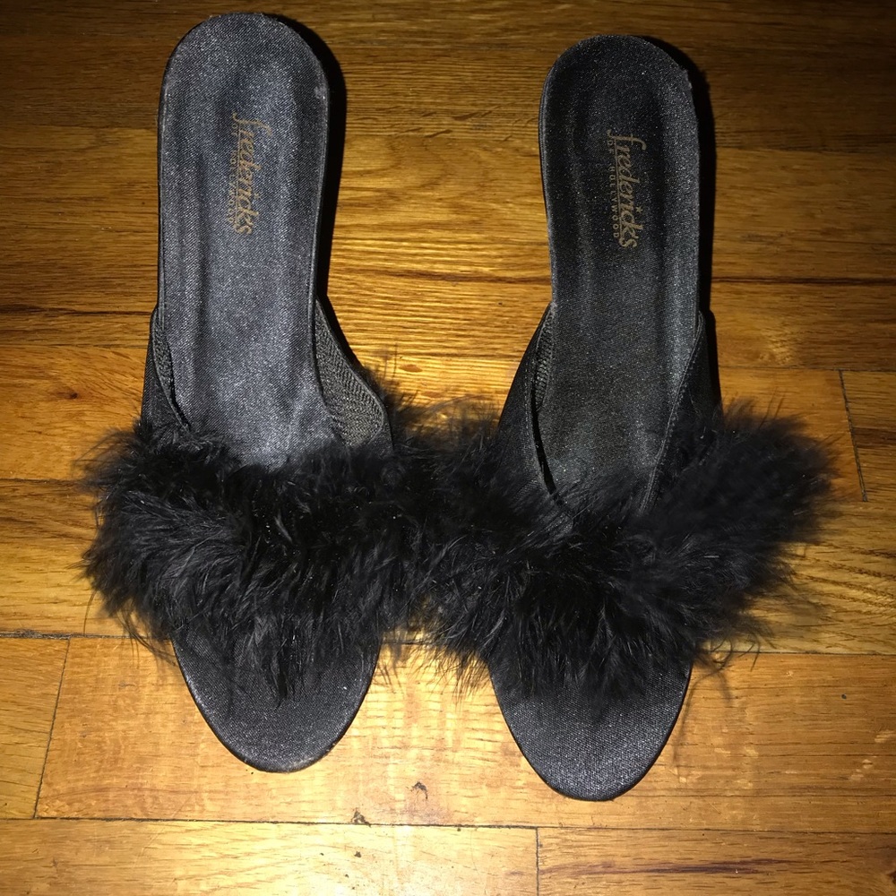 Feather Slippers